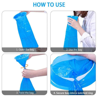 Disposable Vomit Bags 1000ml (Pack of 10) by HitMyNeed