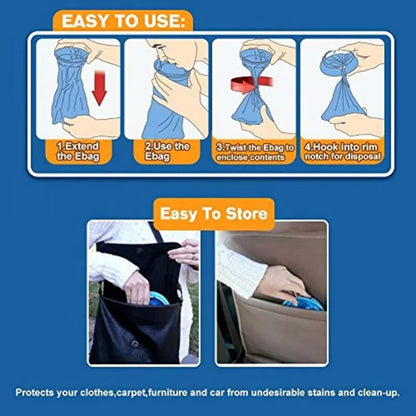 Disposable Vomit Bags 1000ml (Pack of 10) by HitMyNeed