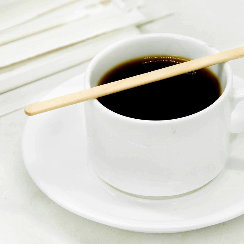 Disposable Wooden Drink Stirrers 14cm (100 Pack) by HitMyNeed