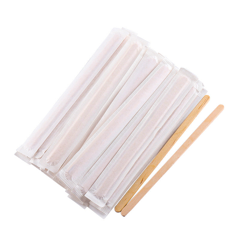 Disposable Wooden Drink Stirrers 14cm (100 Pack) by HitMyNeed