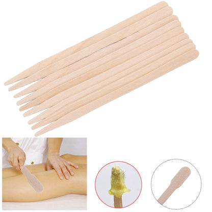 Disposable Wooden Wax Spatulas (100 Pack) by HitMyNeed
