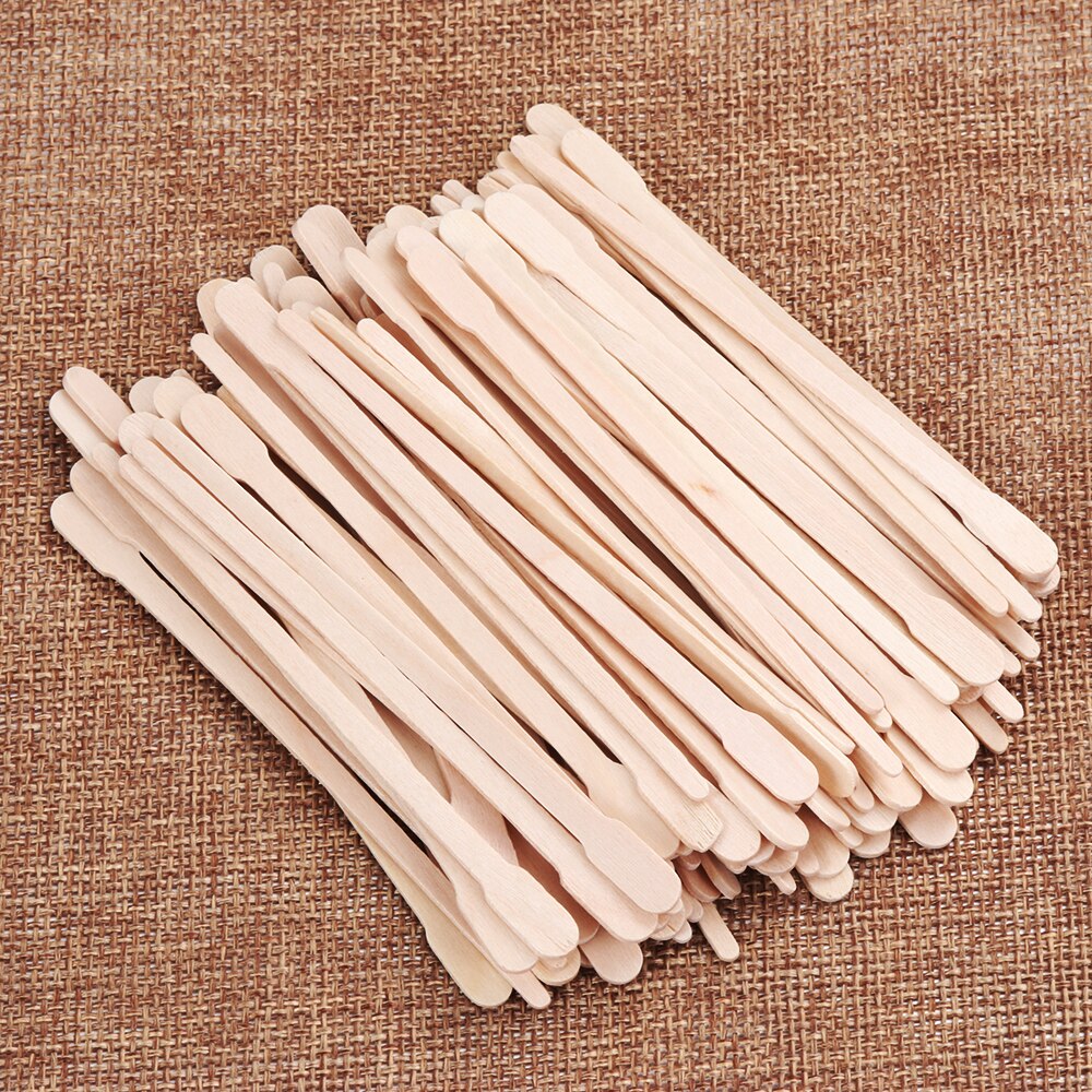 Disposable Wooden Wax Spatulas (100 Pack) by HitMyNeed