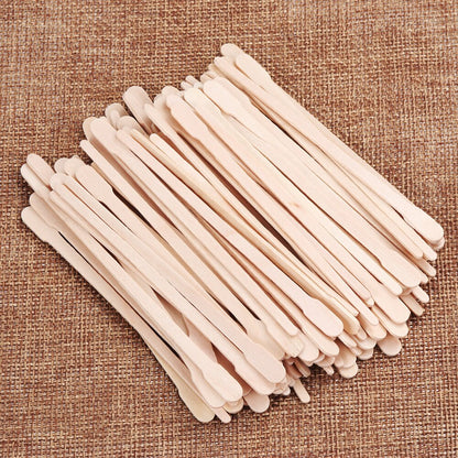 Disposable Wooden Wax Spatulas (100 Pack) by HitMyNeed