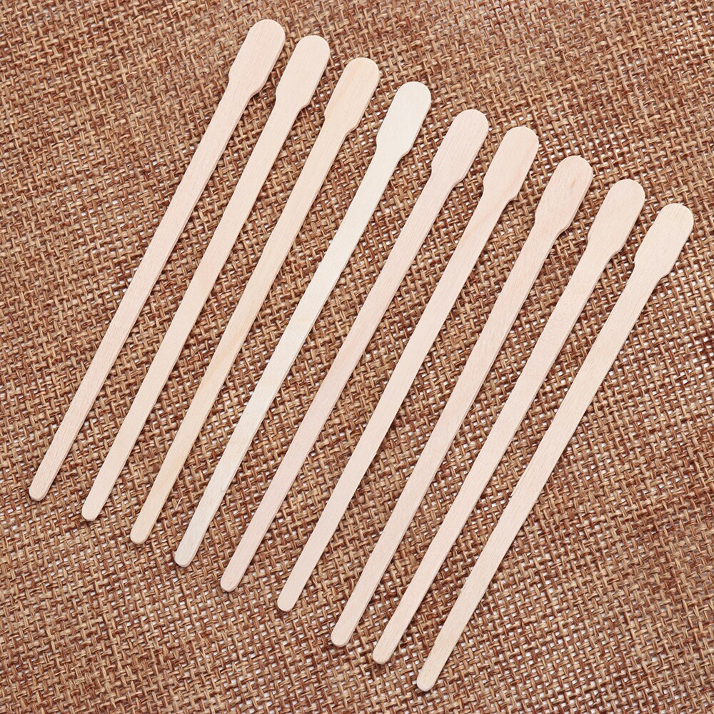 Disposable Wooden Wax Sticks (100 Pack) by HitMyNeed