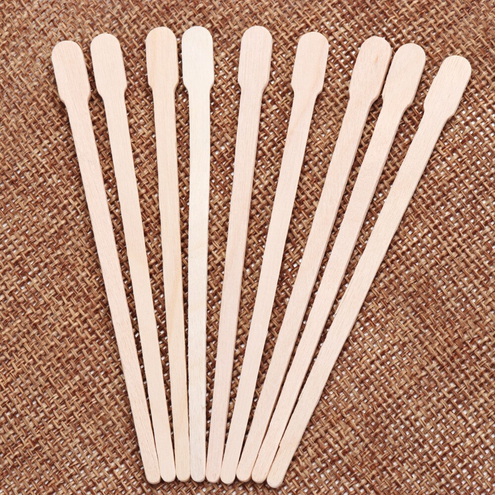 Disposable Wooden Wax Sticks (100 Pack) by HitMyNeed