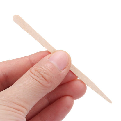 Disposable Wooden Wax Sticks (100 Pack) by HitMyNeed