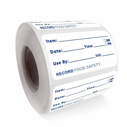 Dissolvable Food Labels Roll 500pcs, 2.5 x 5 cm by HitMyNeed