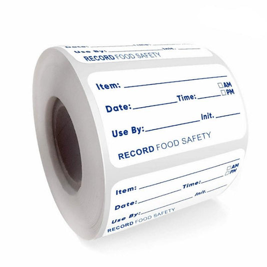 Dissolvable Food Labels Roll 500pcs, 2.5 x 5 cm by HitMyNeed