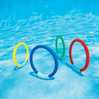 Diving Rings Swimming Pool Toy Set, 4 Pieces by HitMyNeed