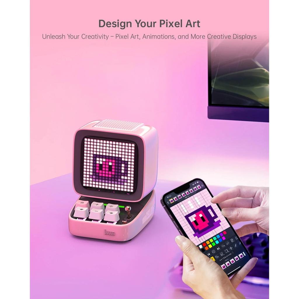 Divoom Ditoo-Pro Retro Pixel Art Bluetooth Speaker Clock by HitMyNeed