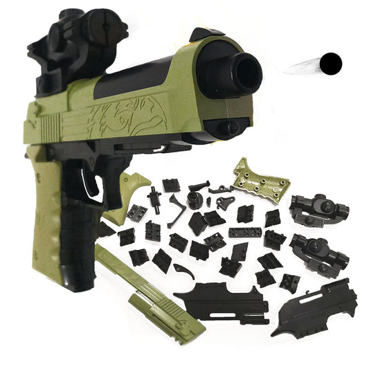 DIY Assembly Toy Gun Kit with Pellet Firing Action by HitMyNeed