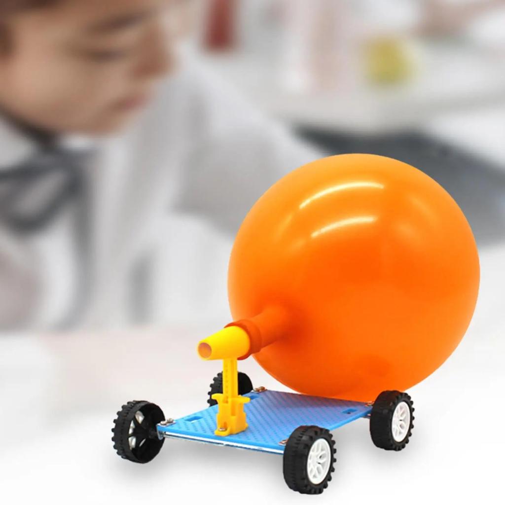 DIY Balloon Car Racer 3D Puzzle Science Kit for Kids by HitMyNeed