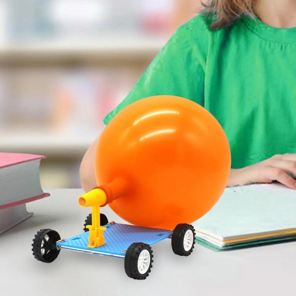 DIY Balloon Car Racer 3D Puzzle Science Kit for Kids by HitMyNeed
