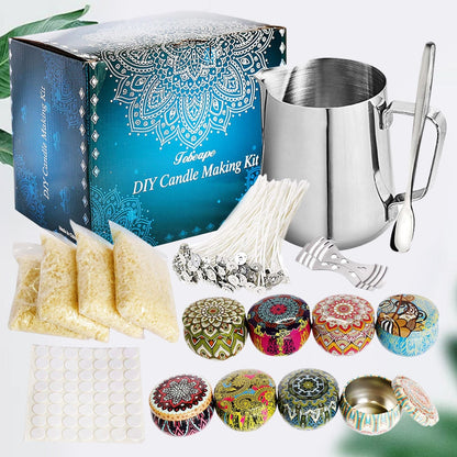 DIY Candle Making Kit with Beeswax and Tins by HitMyNeed