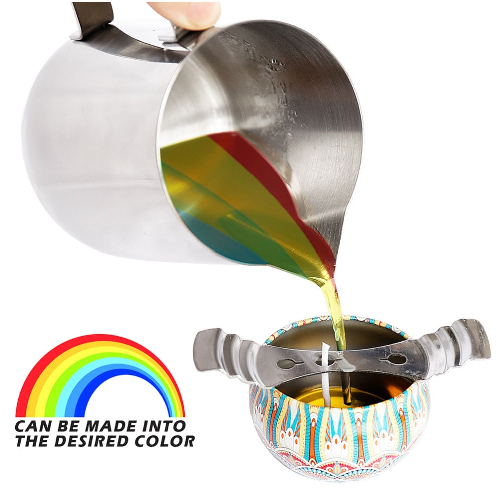 DIY Candle Making Kit with Beeswax and Tins by HitMyNeed
