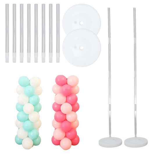 DIY Column Balloon Stand Set (2 Adjustable Towers) by HitMyNeed
