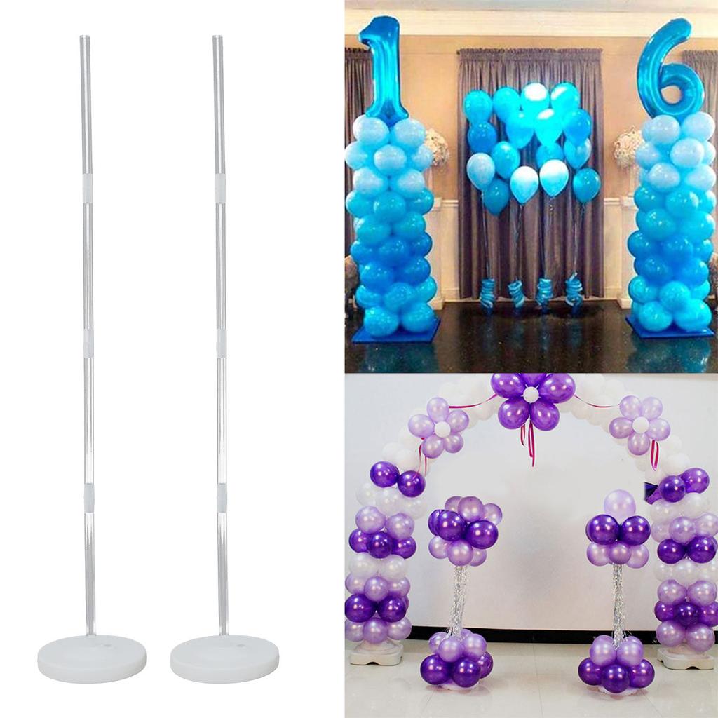 DIY Column Balloon Stand Set (2 Adjustable Towers) by HitMyNeed