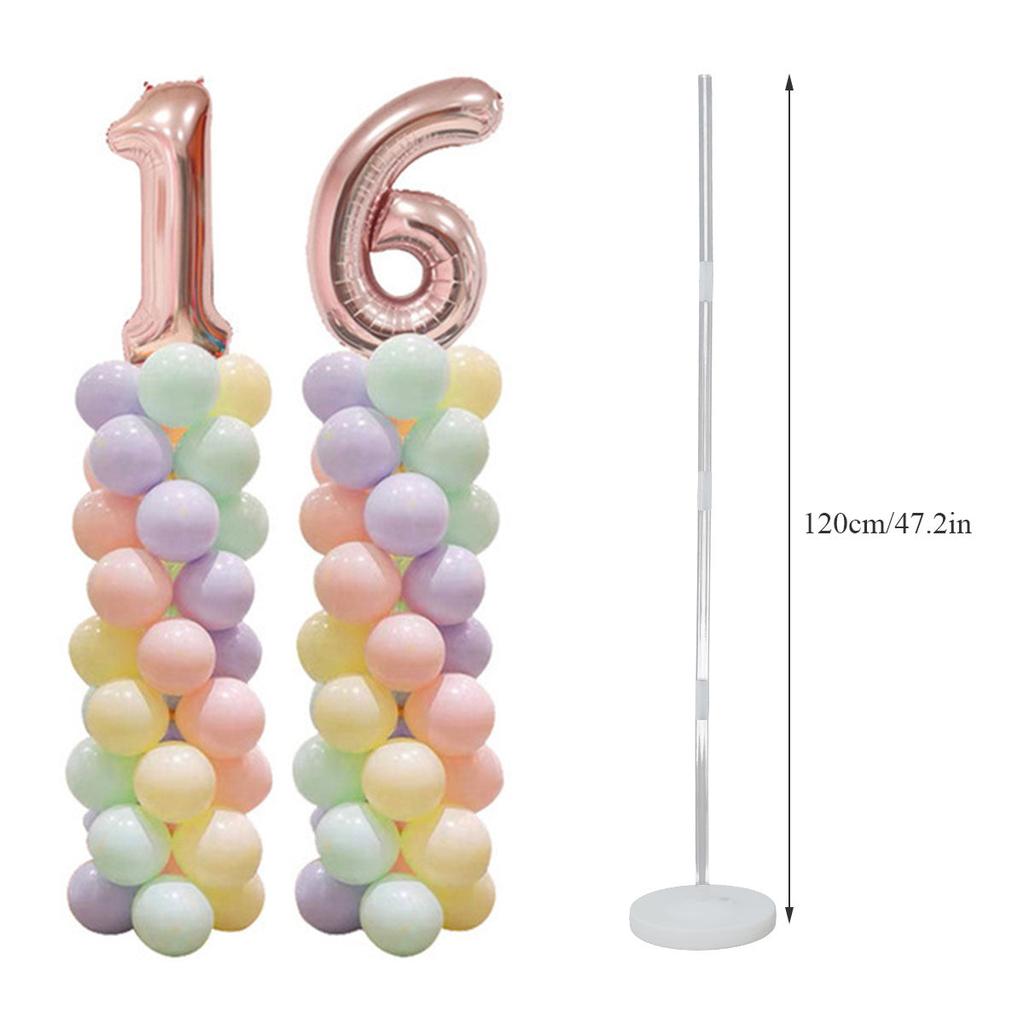 DIY Column Balloon Stand Set (2 Adjustable Towers) by HitMyNeed