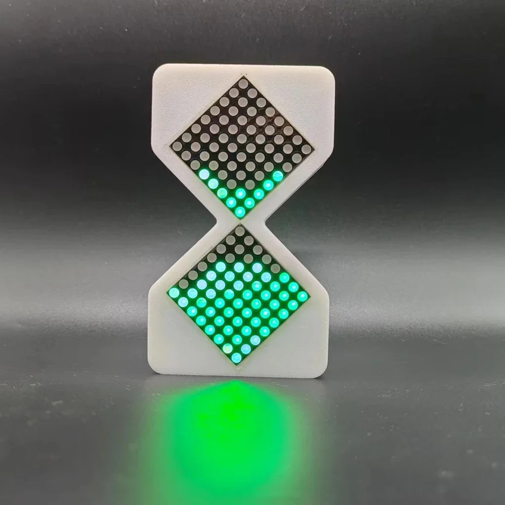 DIY Cyber Digital Hourglass Kids Timer Toy round-bead-green by HitMyNeed