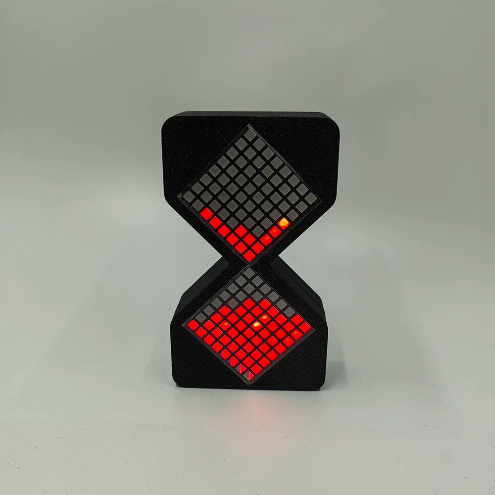 DIY Cyber Digital Hourglass Kids Timer Toy square-red by HitMyNeed