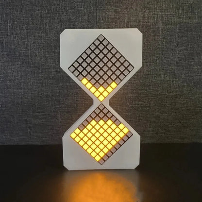 DIY Cyber Digital Hourglass Kids Timer Toy square-yellow by HitMyNeed