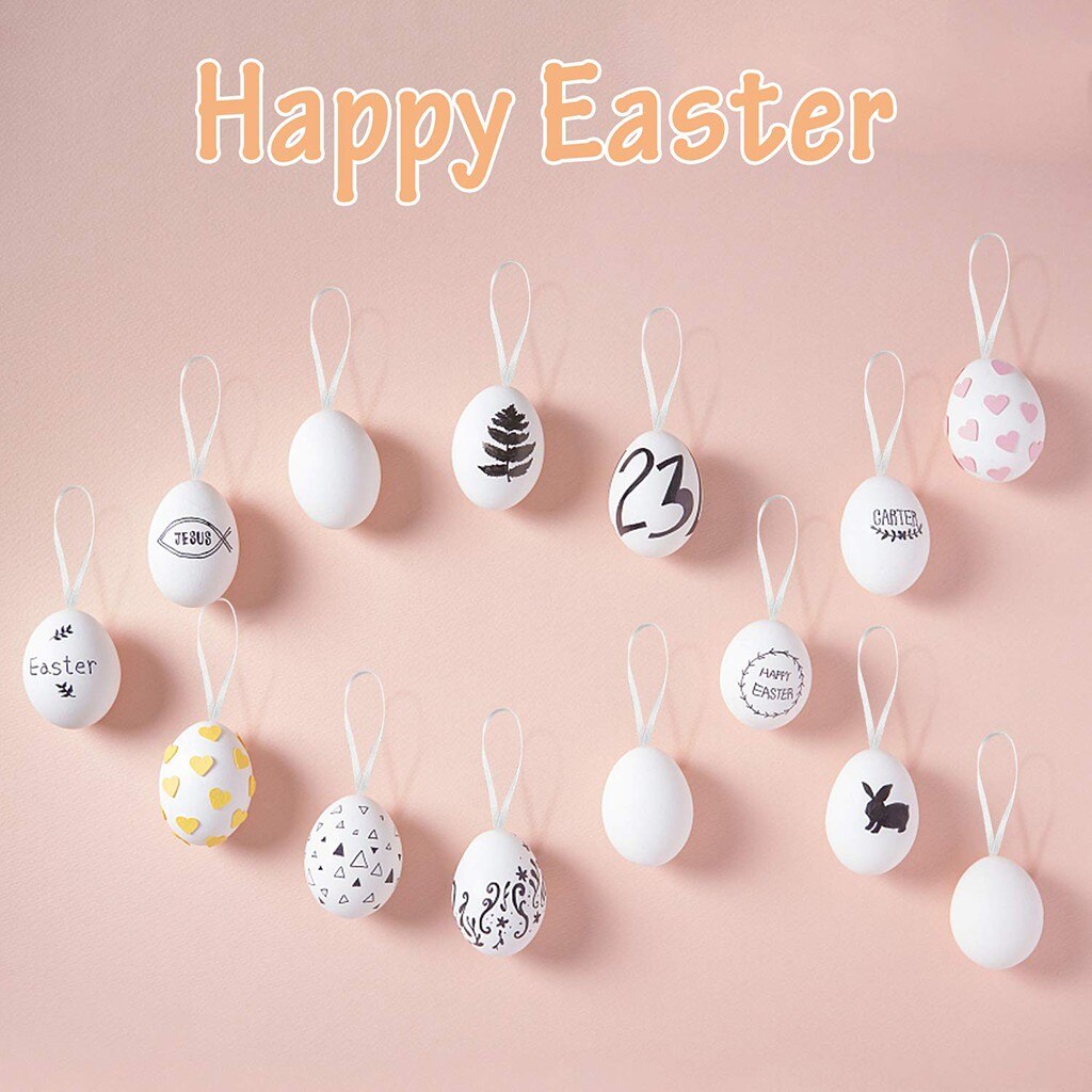 DIY Easter Egg Decorating Kit (50 Eggs, 8 Pens) by HitMyNeed