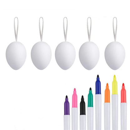 DIY Easter Egg Decorating Kit (50 Eggs, 8 Pens) by HitMyNeed