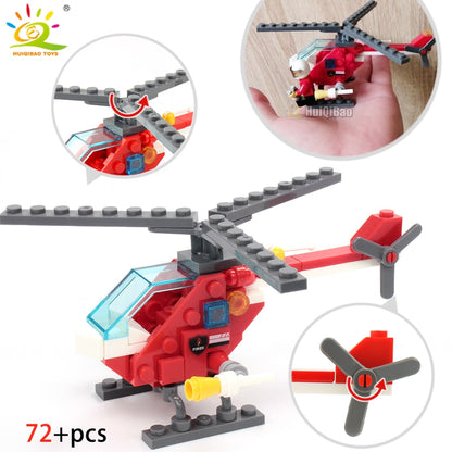 DIY Firefighting Building Blocks Set (348 Pieces) by HitMyNeed