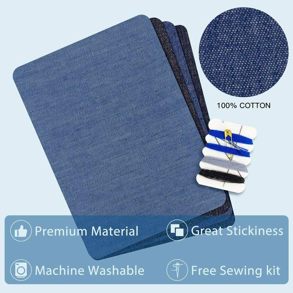 DIY Iron-On Denim Repair Patches (20 Pack) by HitMyNeed