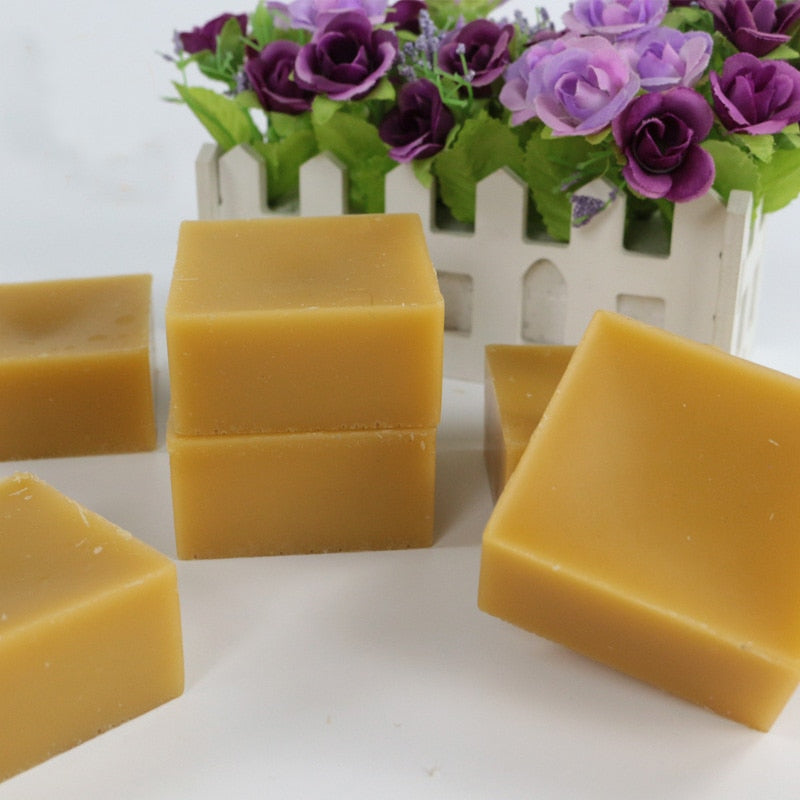 DIY Natural Beeswax Block for Candle Making 80g by HitMyNeed