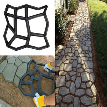 DIY Reusable Garden Path Maker Mold 36 x 36cm by HitMyNeed