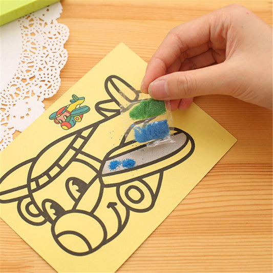 DIY Sand Art Color Painting Cards Set (10 Pack) by HitMyNeed