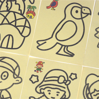 DIY Sand Art Color Painting Cards Set (10 Pack) by HitMyNeed