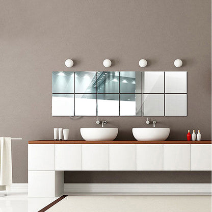 DIY Square Mirror Wall Stickers for Home Décor by HitMyNeed