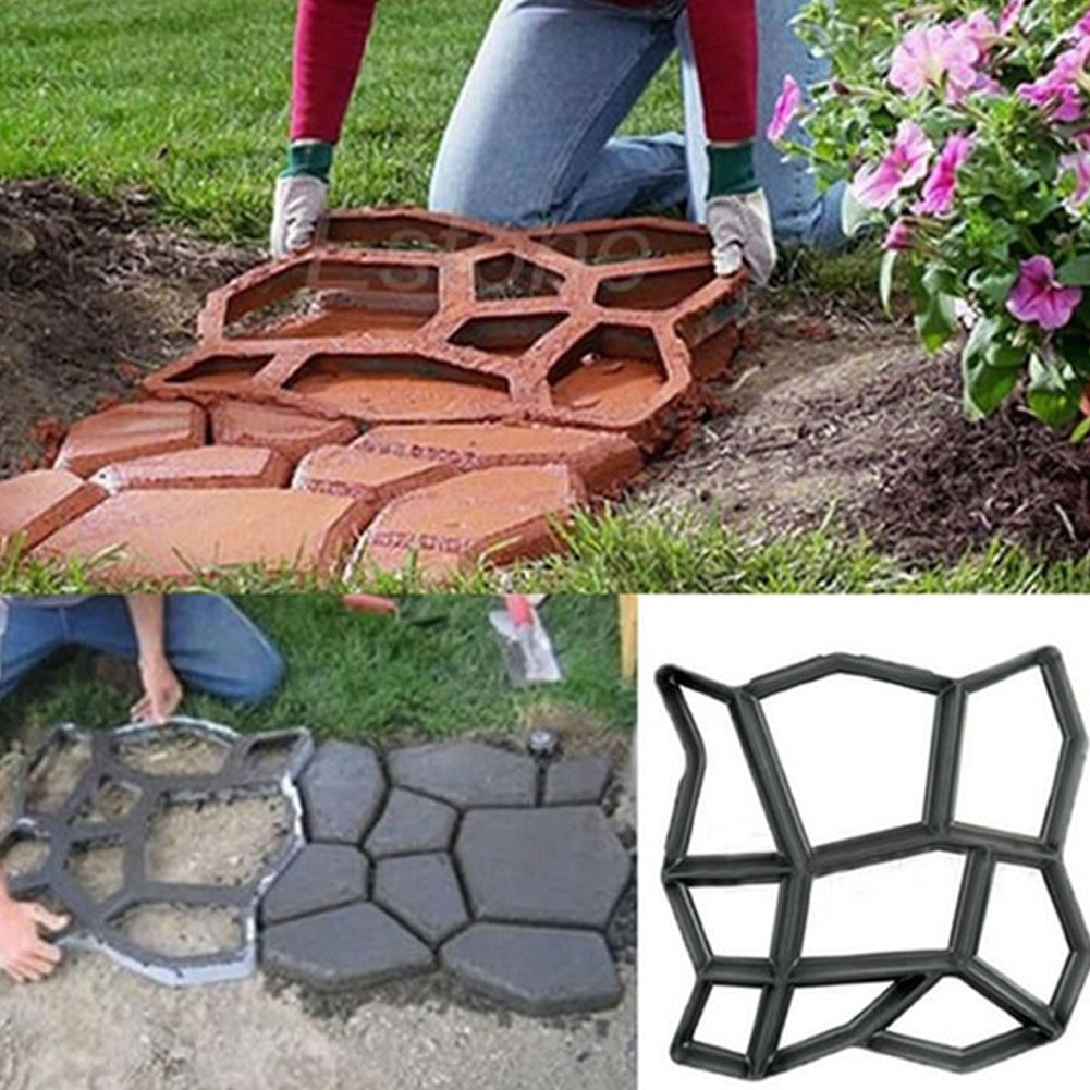 DIY Stepping Stone Path Maker Mold by HitMyNeed