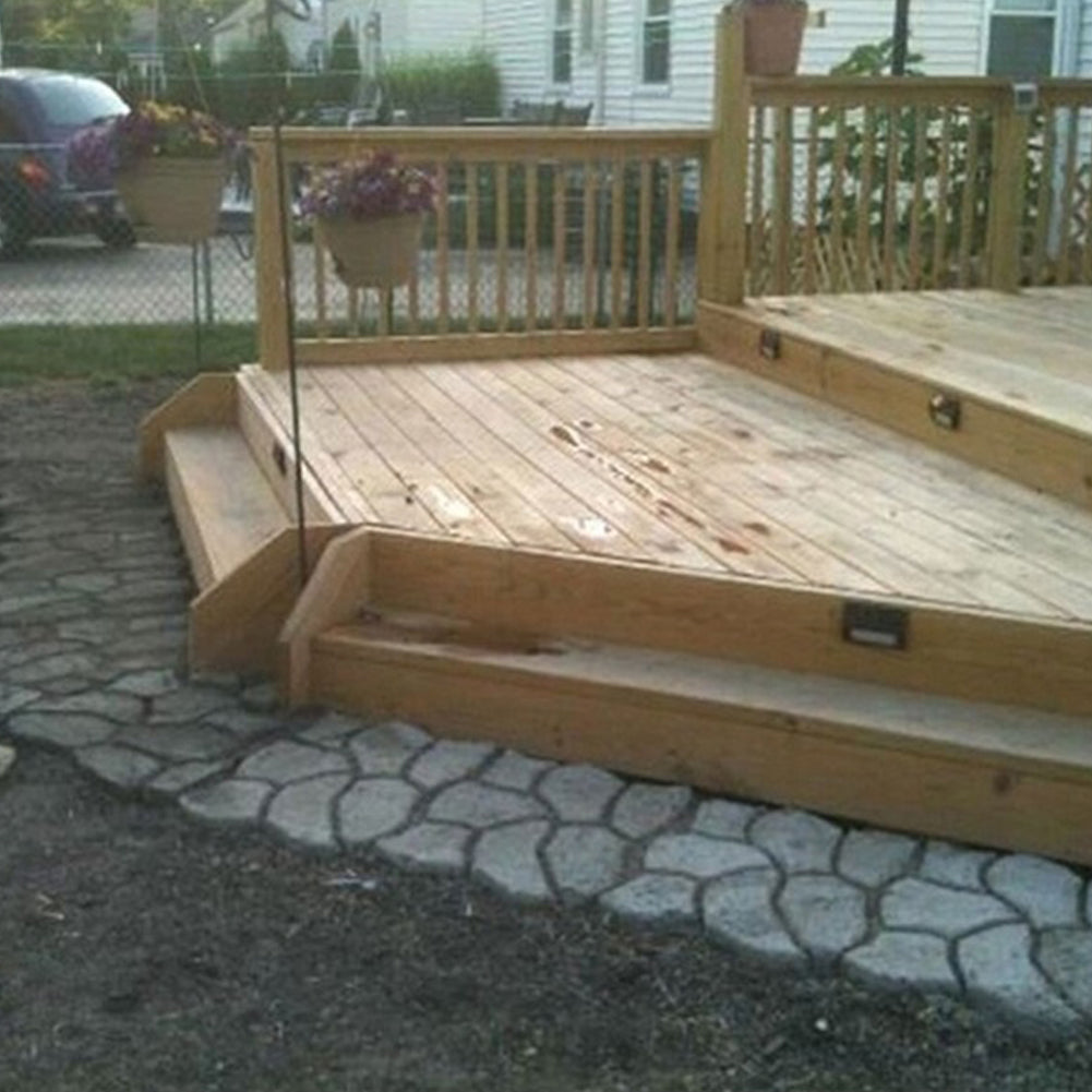 DIY Stepping Stone Path Maker Mold by HitMyNeed