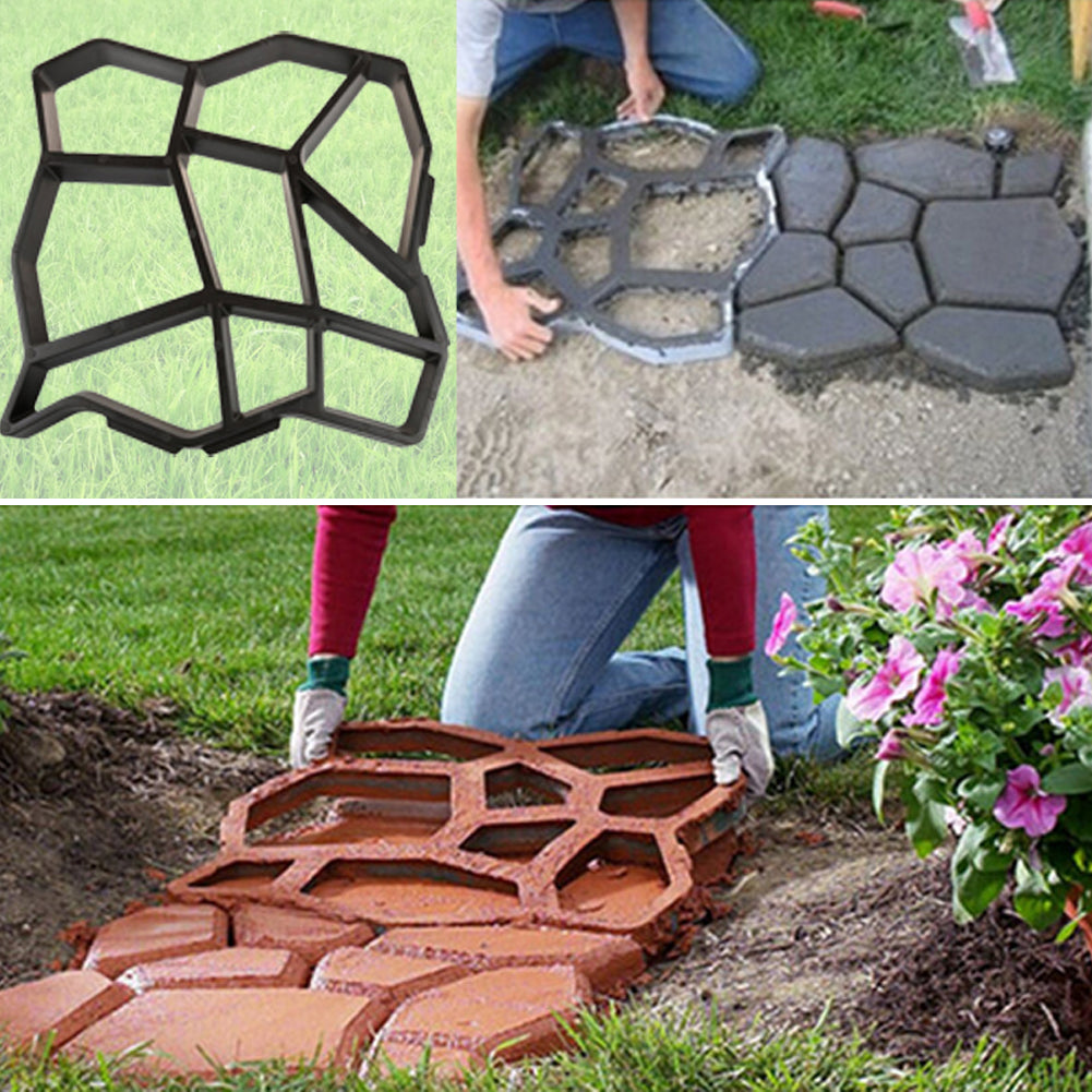DIY Stepping Stone Path Maker Mold by HitMyNeed