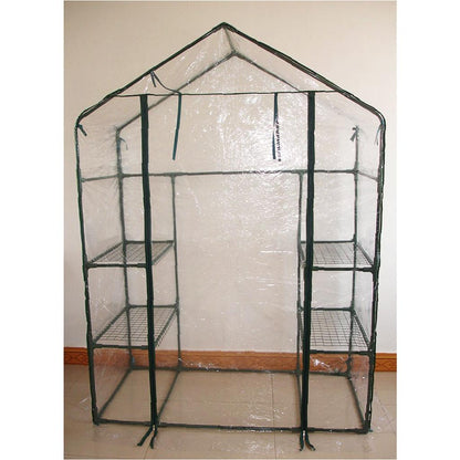 DIY Walk-In Greenhouse Plant Shelter with Racks by HitMyNeed