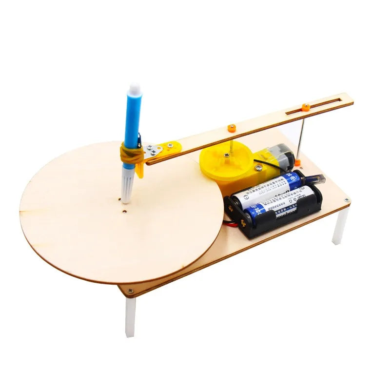 DIY Wooden Electric Plotter Robot STEM Drawing Kit by HitMyNeed