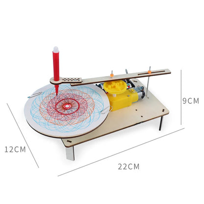 DIY Wooden Electric Plotter Robot STEM Drawing Kit by HitMyNeed