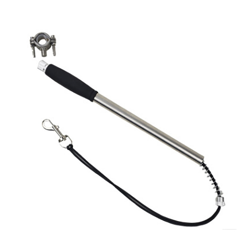 Dog Bike Leash with Stainless Steel Handle by HitMyNeed