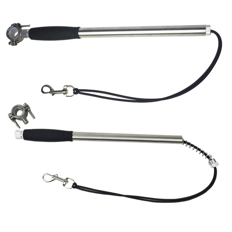 Dog Bike Leash with Stainless Steel Handle by HitMyNeed