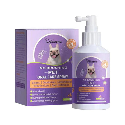 Dog Breath Spray Mouth Freshener for Oral Care by HitMyNeed