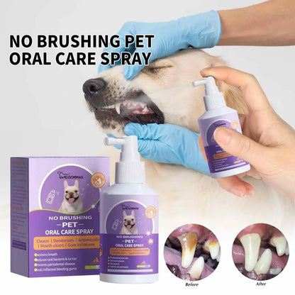 Dog Breath Spray Mouth Freshener for Oral Care by HitMyNeed