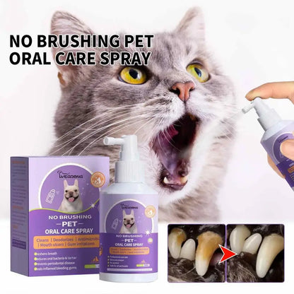 Dog Breath Spray Mouth Freshener for Oral Care by HitMyNeed