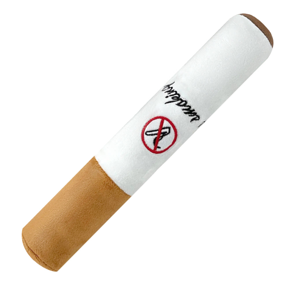 Dog Cigar Plush Squeaky Chew Toy by HitMyNeed
