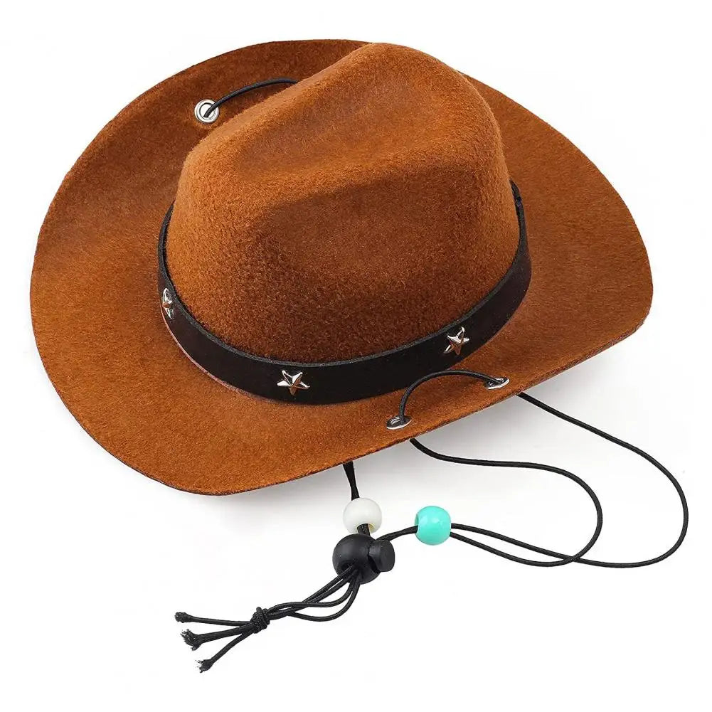 Dog Cowboy Hat and Scarf Set by HitMyNeed