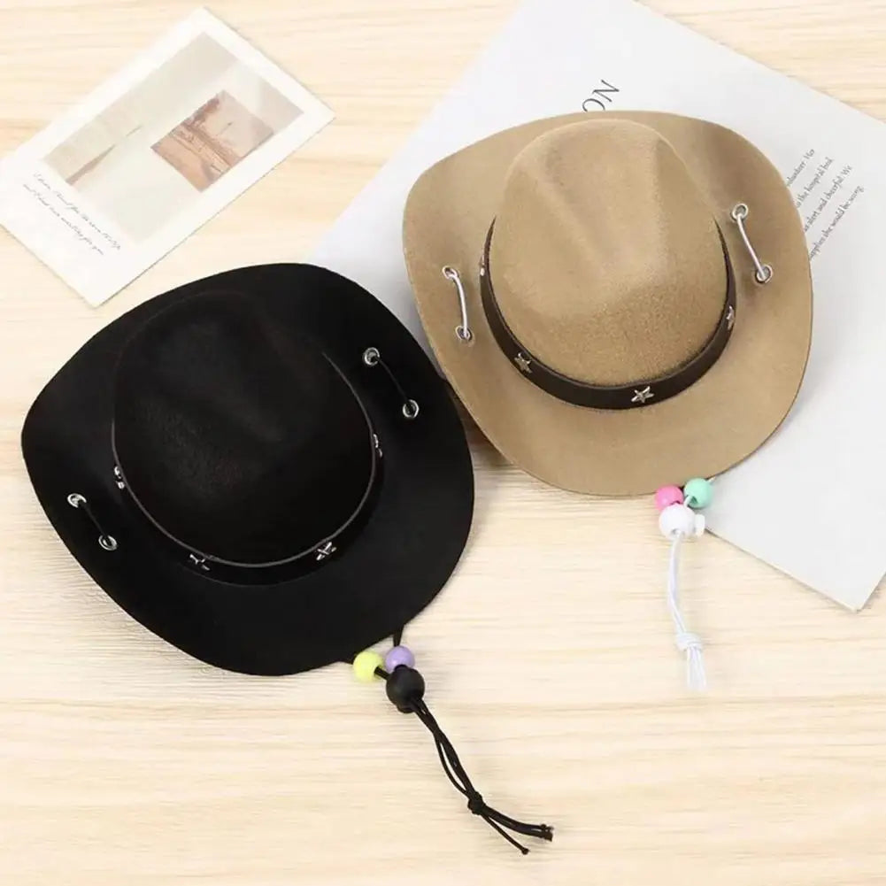 Dog Cowboy Hat and Scarf Set by HitMyNeed