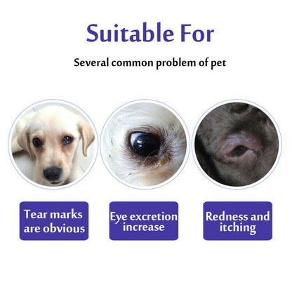 Dog Eye & Ear Wipes 130-Pack in Travel Canister by HitMyNeed