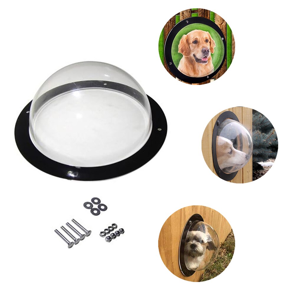 Dog Fence Bubble Window with Mounting Screws by HitMyNeed